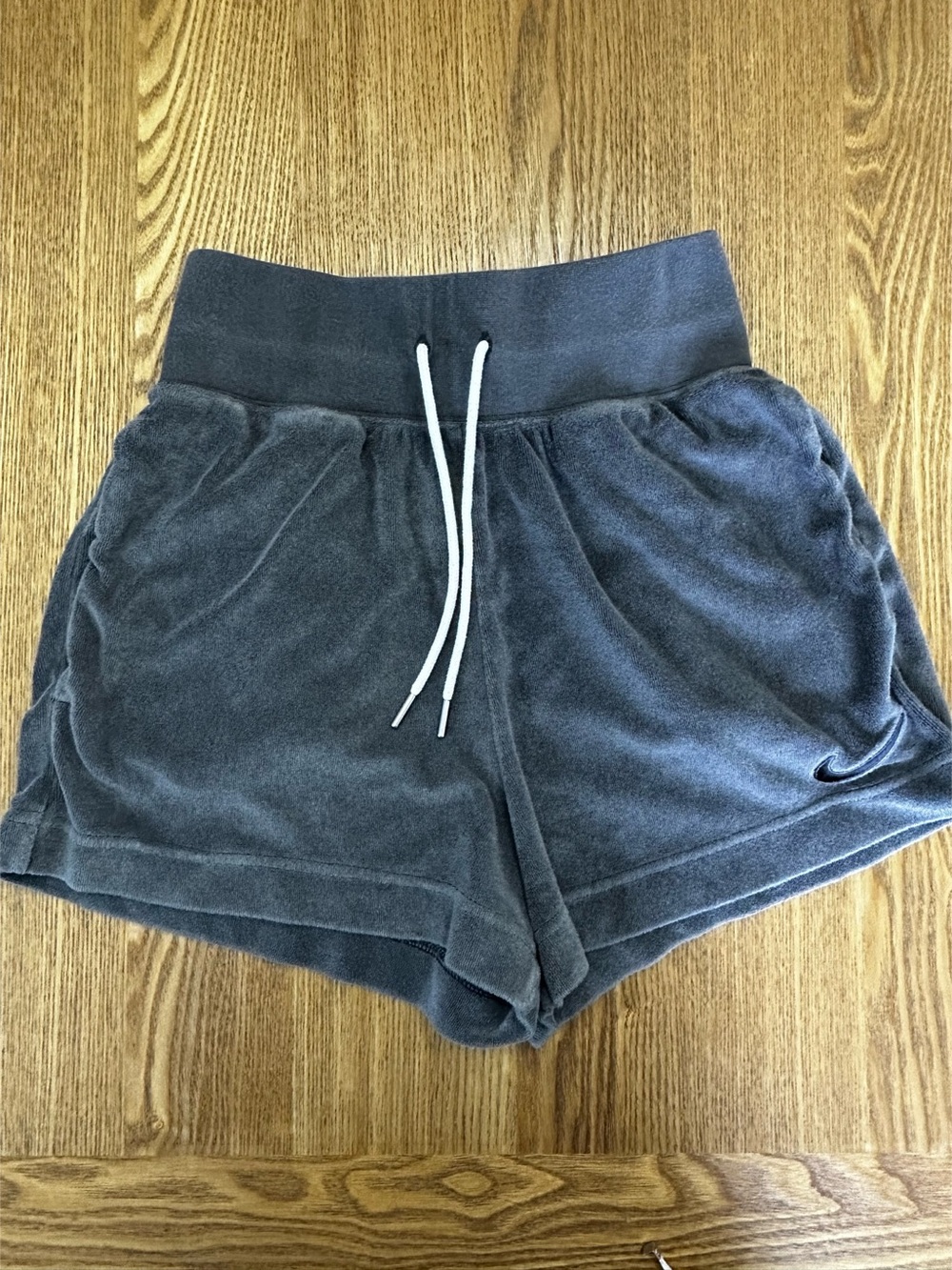 Nike Athletic Women’s Terry Cloth Shorts Gray - Size XS